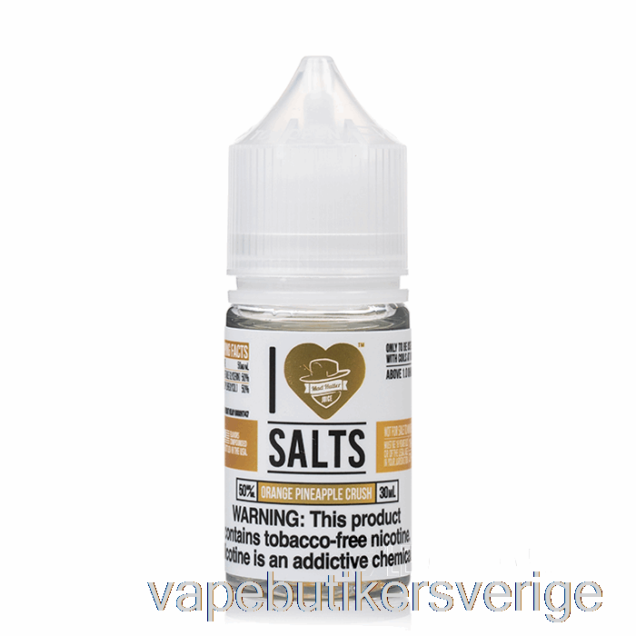 Vape Sverige Orange Ananas Crush - Jag älskar Salter - 30ml 50mg